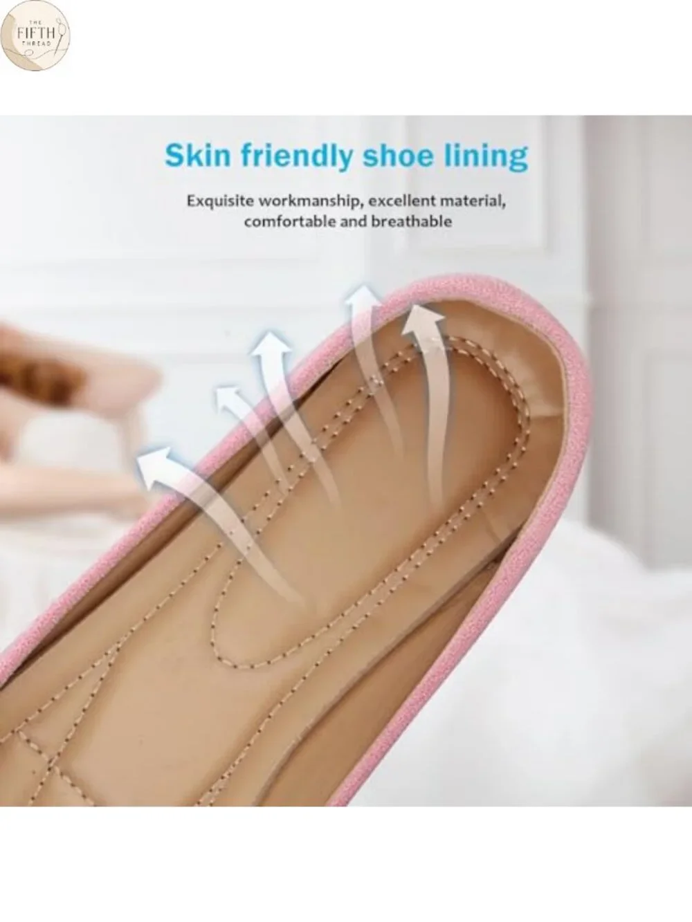 Pearl Pointed Toe Flats Faux Suede Comfort Dress Shoes Wedding Work